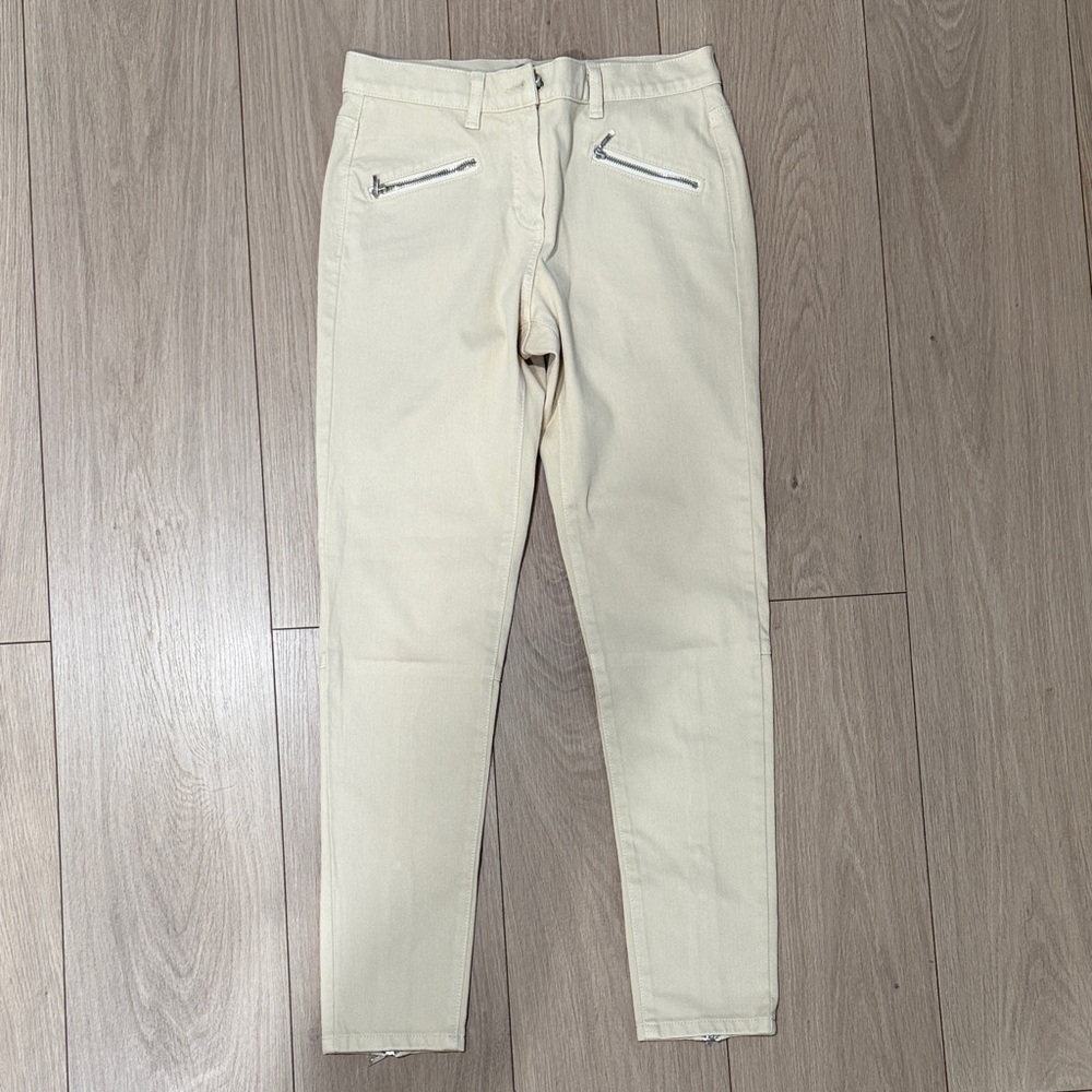 J.McLaughlin Beige/Cream Skinny Jeans Size 4